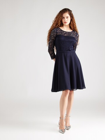 Robe VM Vera Mont en bleu : devant