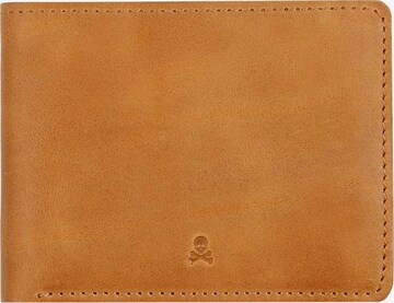 Scalpers Wallet in Brown: front