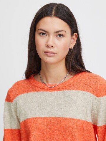 ICHI Pullover 'DUSTY' i orange