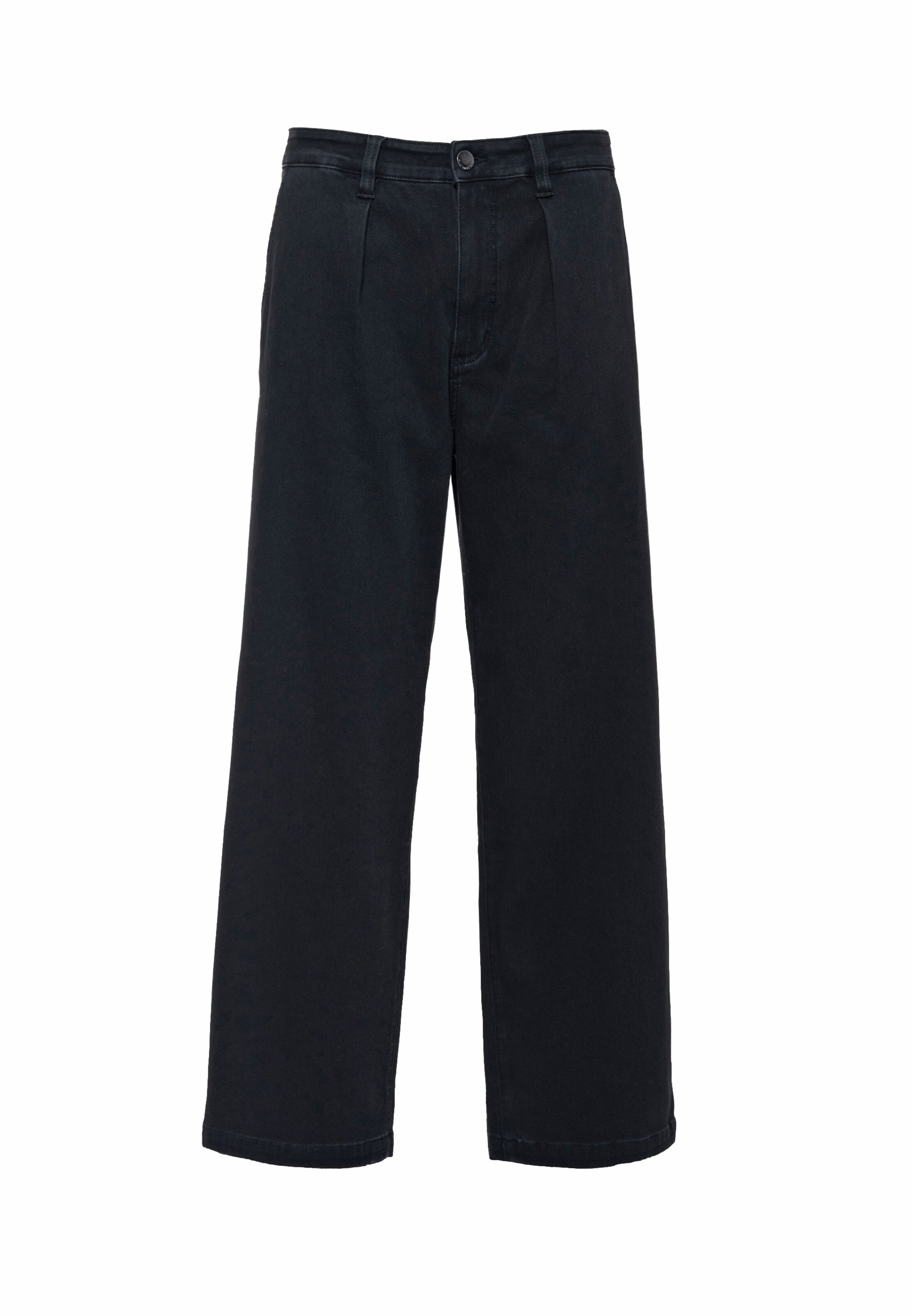 Elias Rumelis Loosefit Jeans 'Cove' in Schwarz: Vorderseite