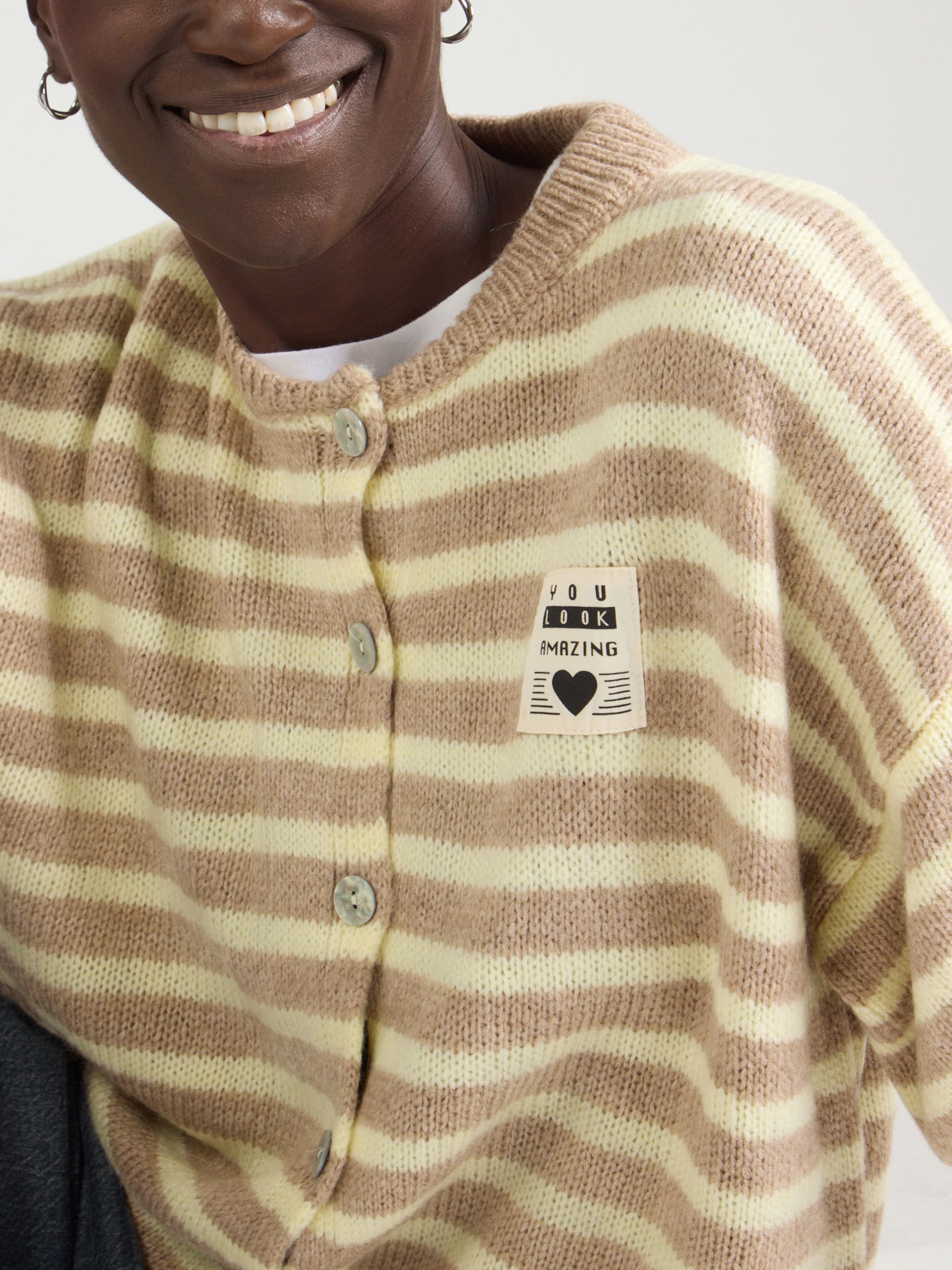 Knit cardigan (Yellow) for women | Buy online | ABOUT YOU