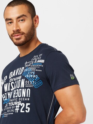 CAMP DAVID Shirt in Blau