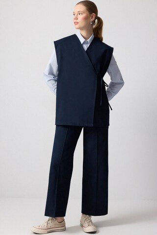Touche Prive Broekpak in Blauw