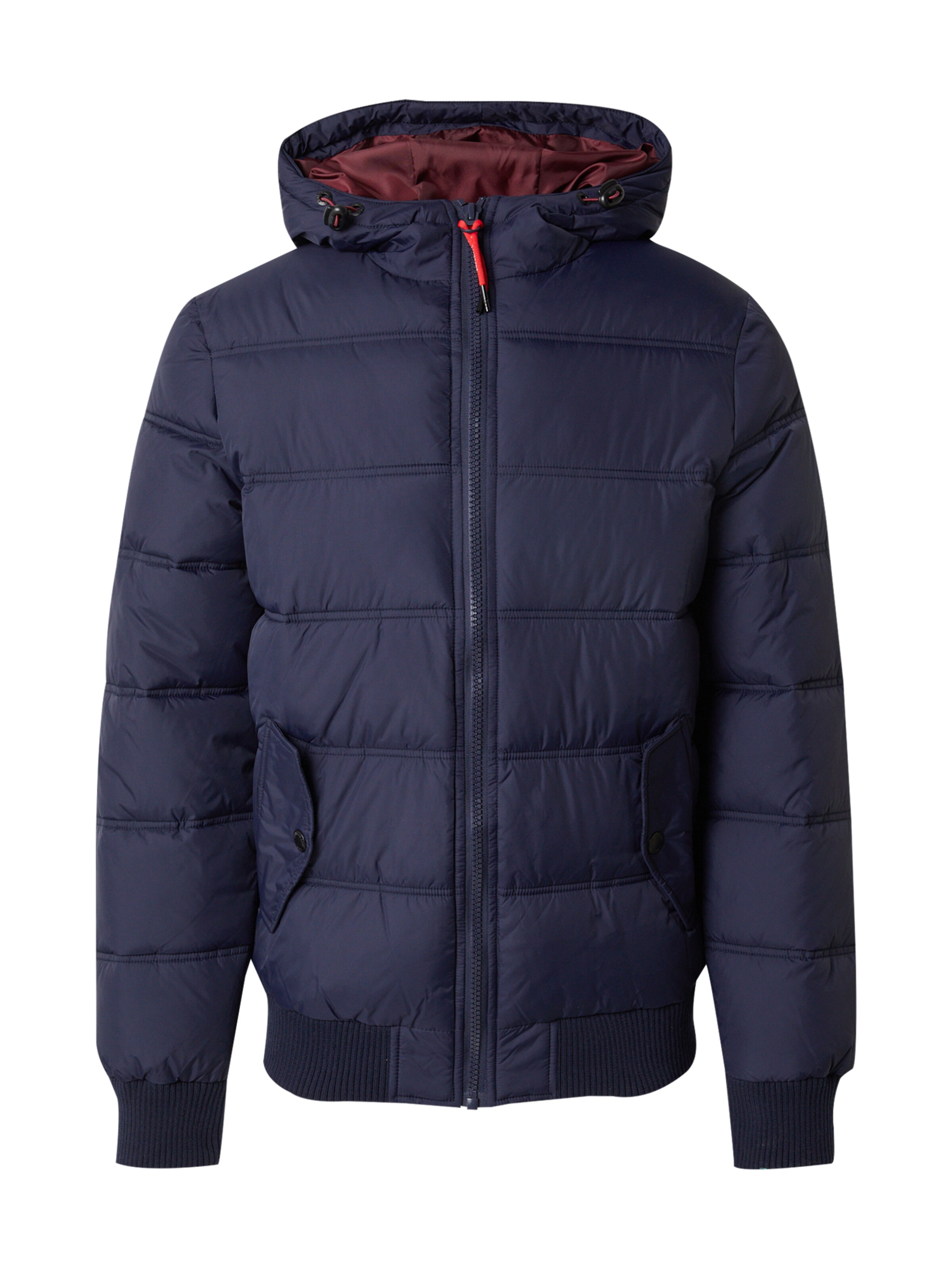 INDICODE JEANS Φθινοπωρινό και ανοιξιάτικο μπουφάν 'Adrian' σε μπλε: μπροστά