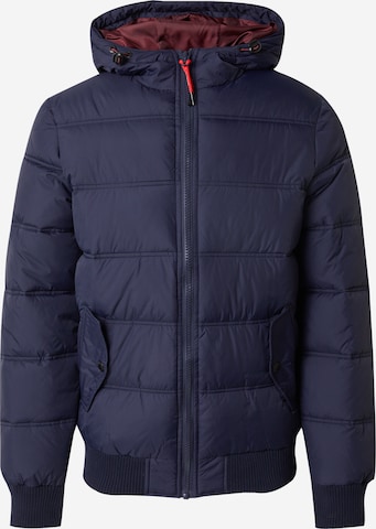 INDICODE JEANS Välikausitakki 'Adrian' värissä sininen: etupuoli