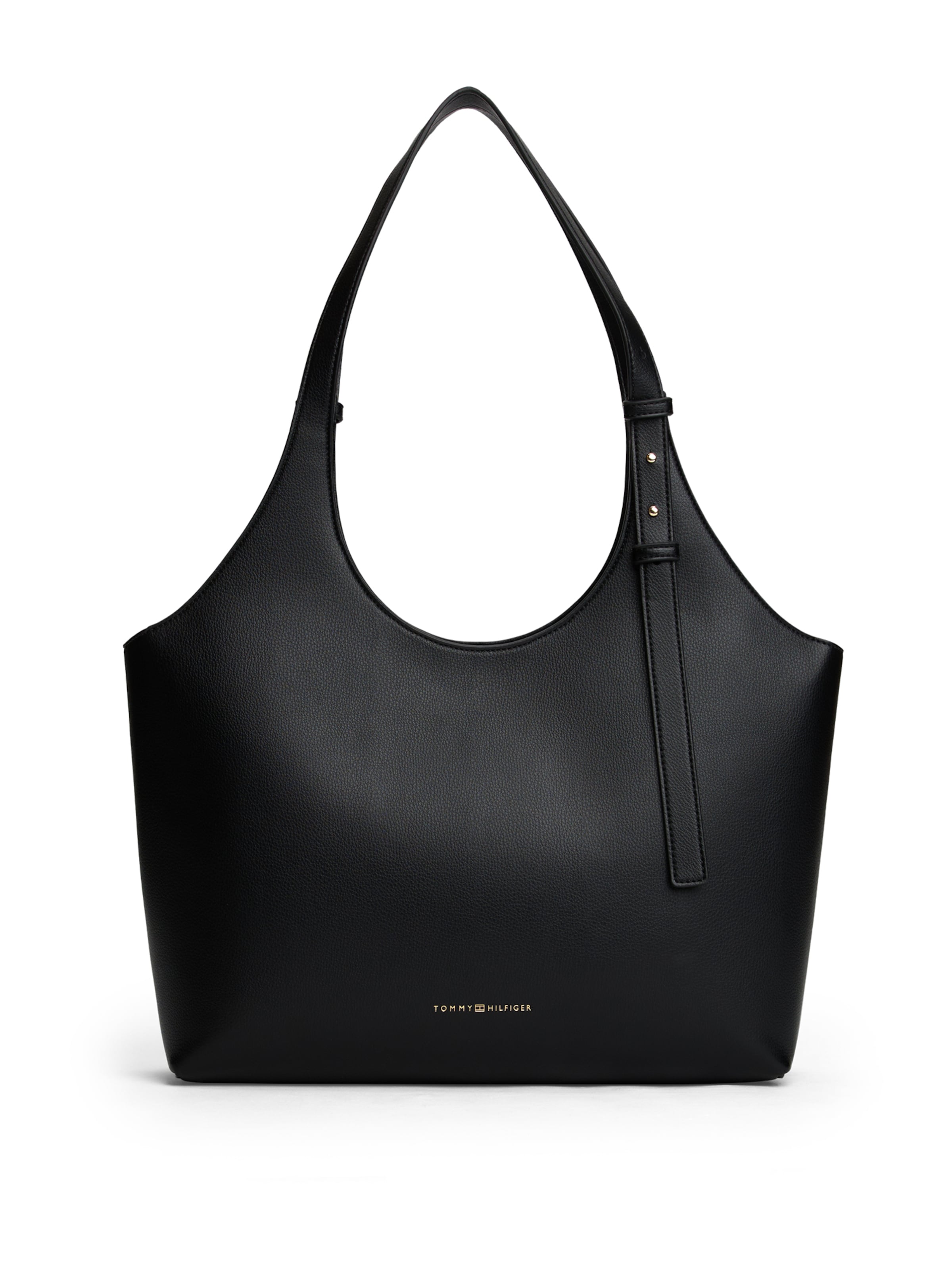 Plase de cumpărături de la TOMMY HILFIGER pe negru: față