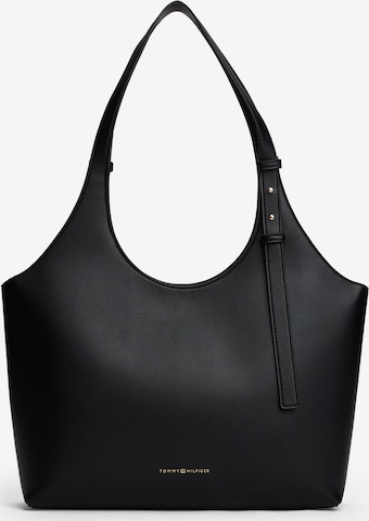 TOMMY HILFIGER Shopper táska - fekete: elől