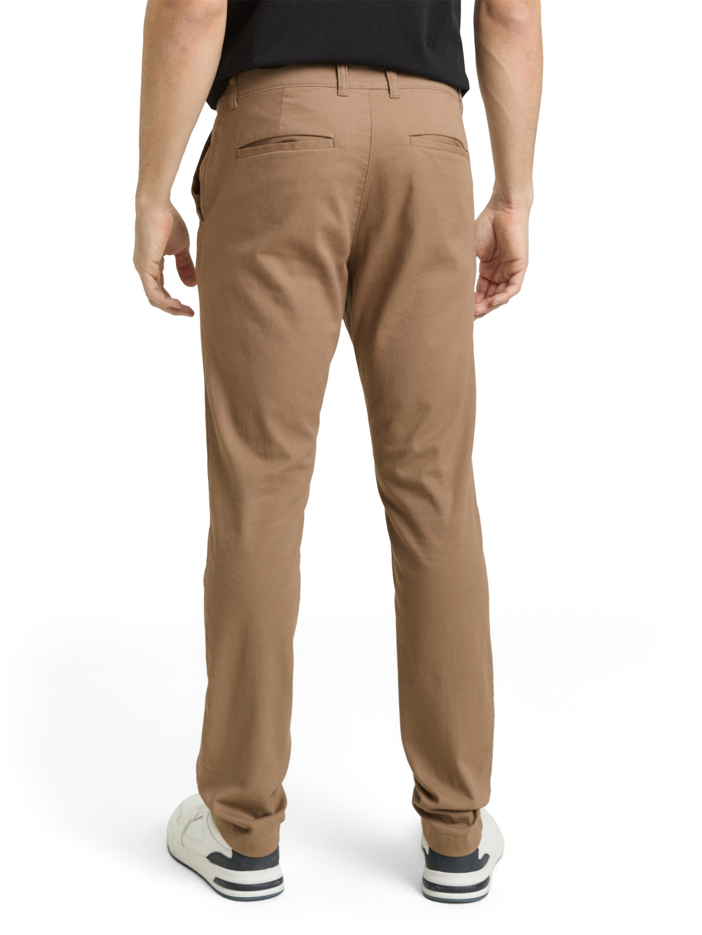 TOM TAILOR Slimfit Hose 'Travis' in Braun