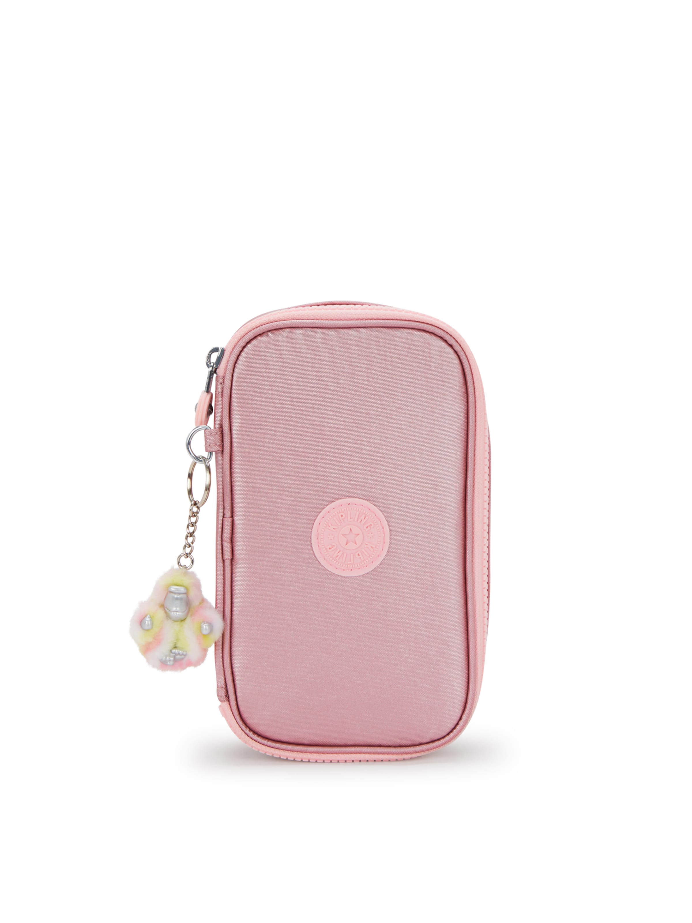 KIPLING - Estuche '50 Pens' en rosa: frente