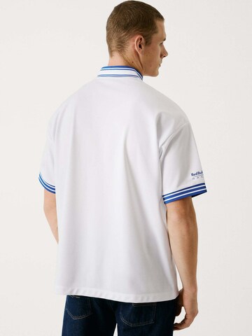 Red Bull Racing x Pepe Jeans Regular fit Overhemd 'Red Bull Racing x Pepe Jeans' in Wit