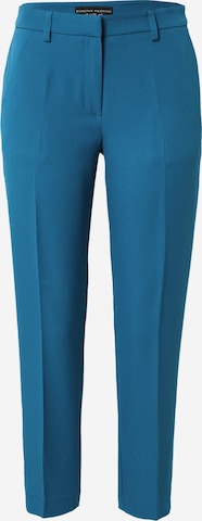 Dorothy Perkins Slim fit Pleated Pants 'Grazer' in Blue: front