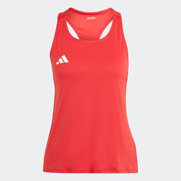 ADIDAS PERFORMANCE Sports Top 'Adizero Essentials' in Red: front