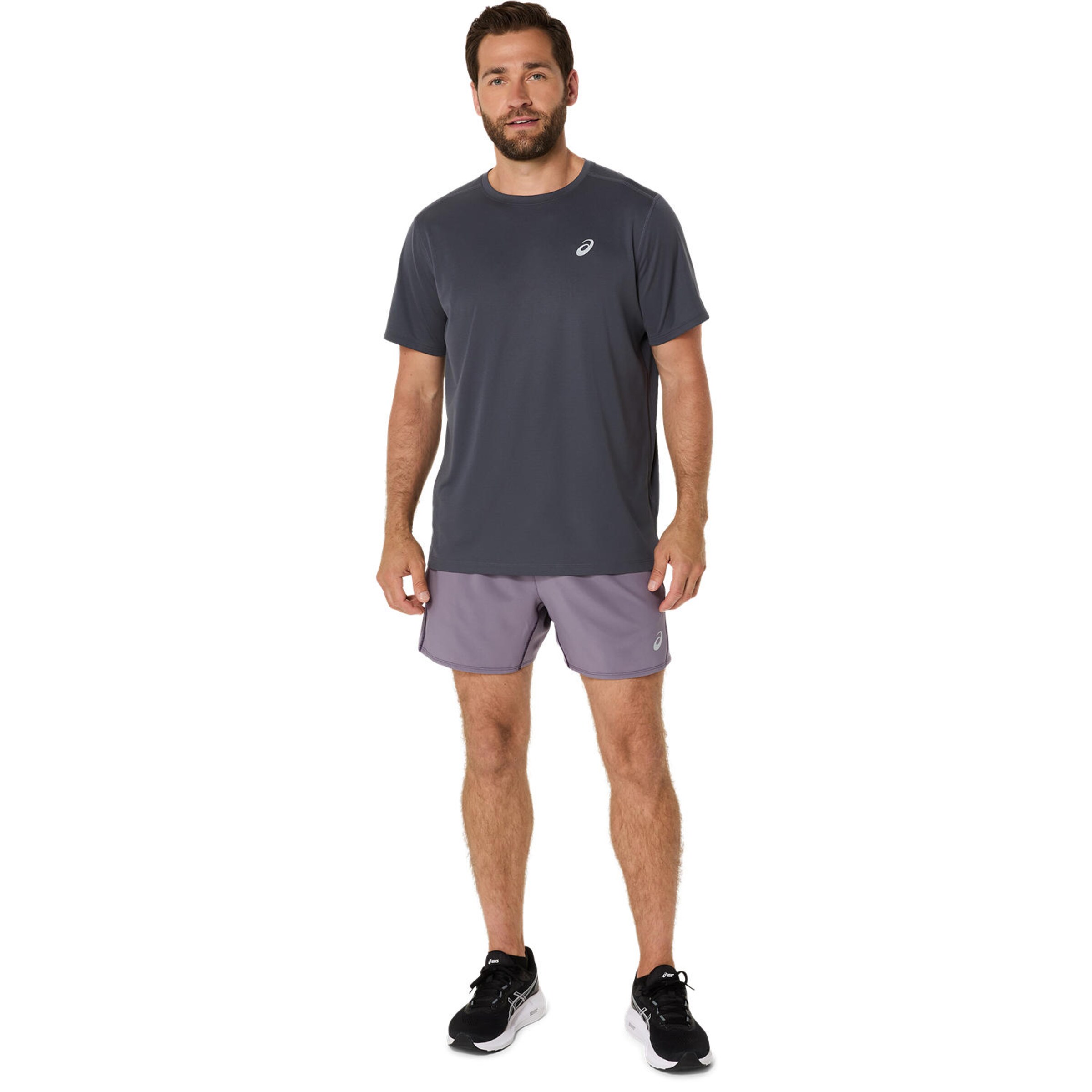 ASICS Regular Workout Pants in Purple