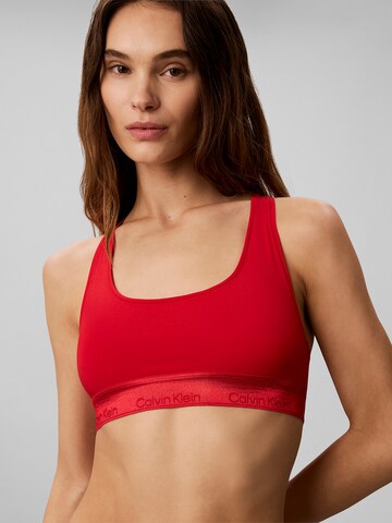 Calvin Klein Bustier BH in Rot: Vorderseite