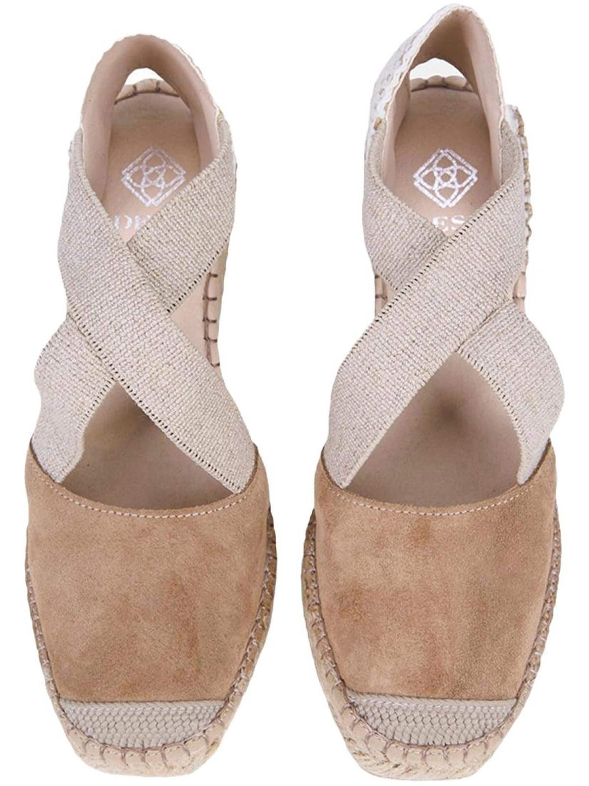 Desa Espadrilles 'Keil-Espadrilles' in Beige