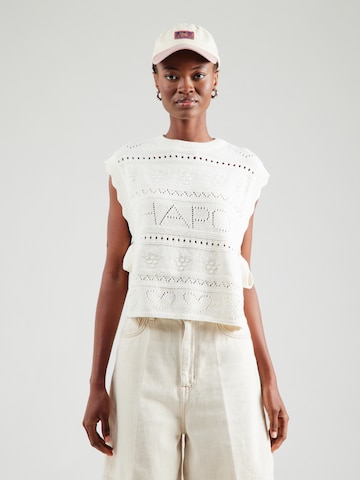 Fabienne Chapot - Jersey 'Kamilla' en beige: frente