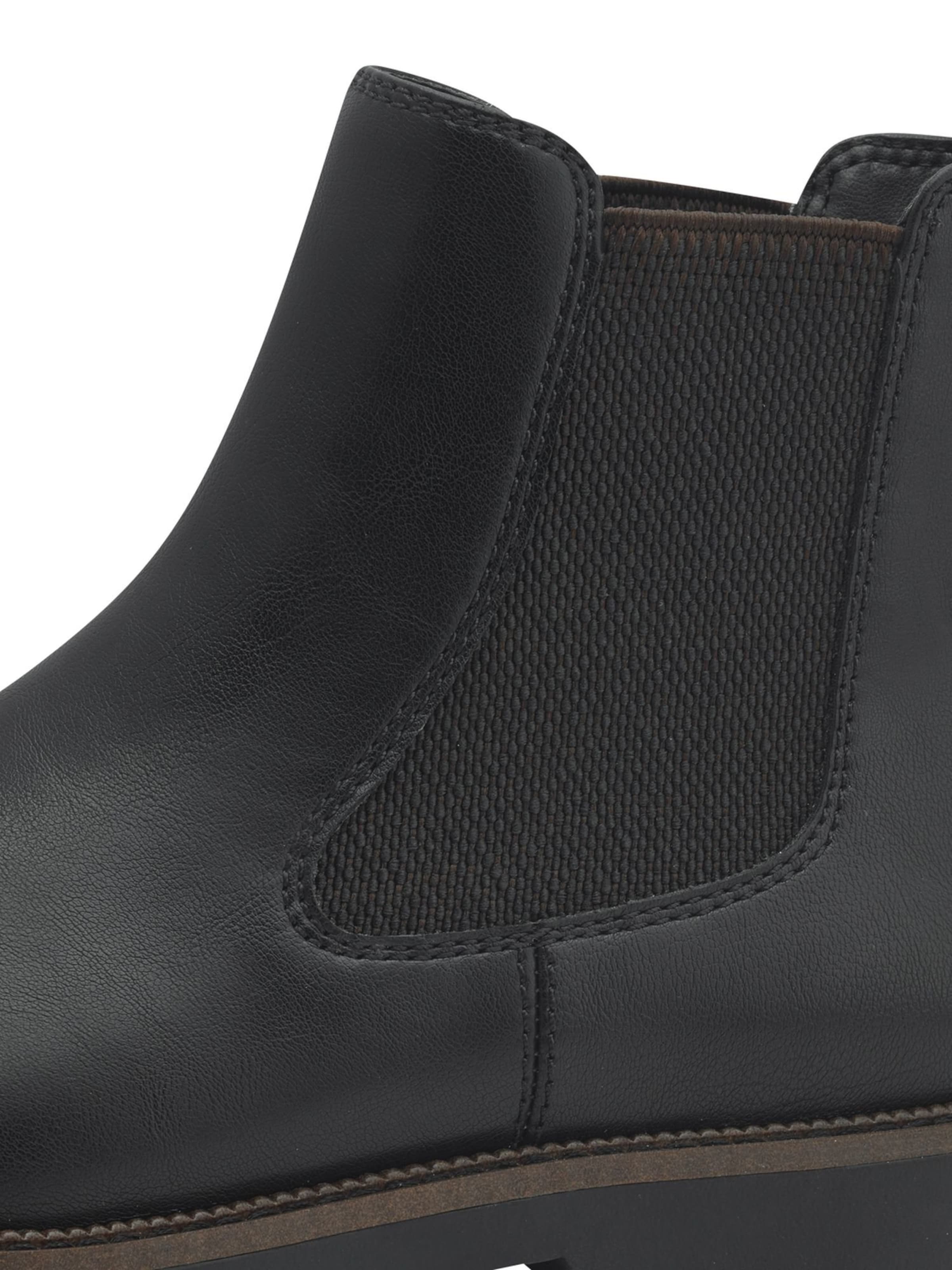 Tamaris Chelsea Boots in Schwarz