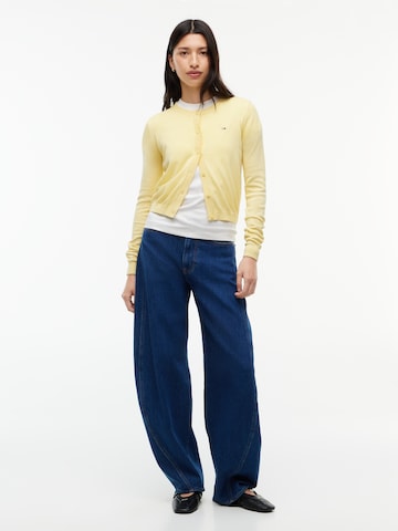 Tommy Jeans Kardigán 'ESSENTIAL' - Žltá
