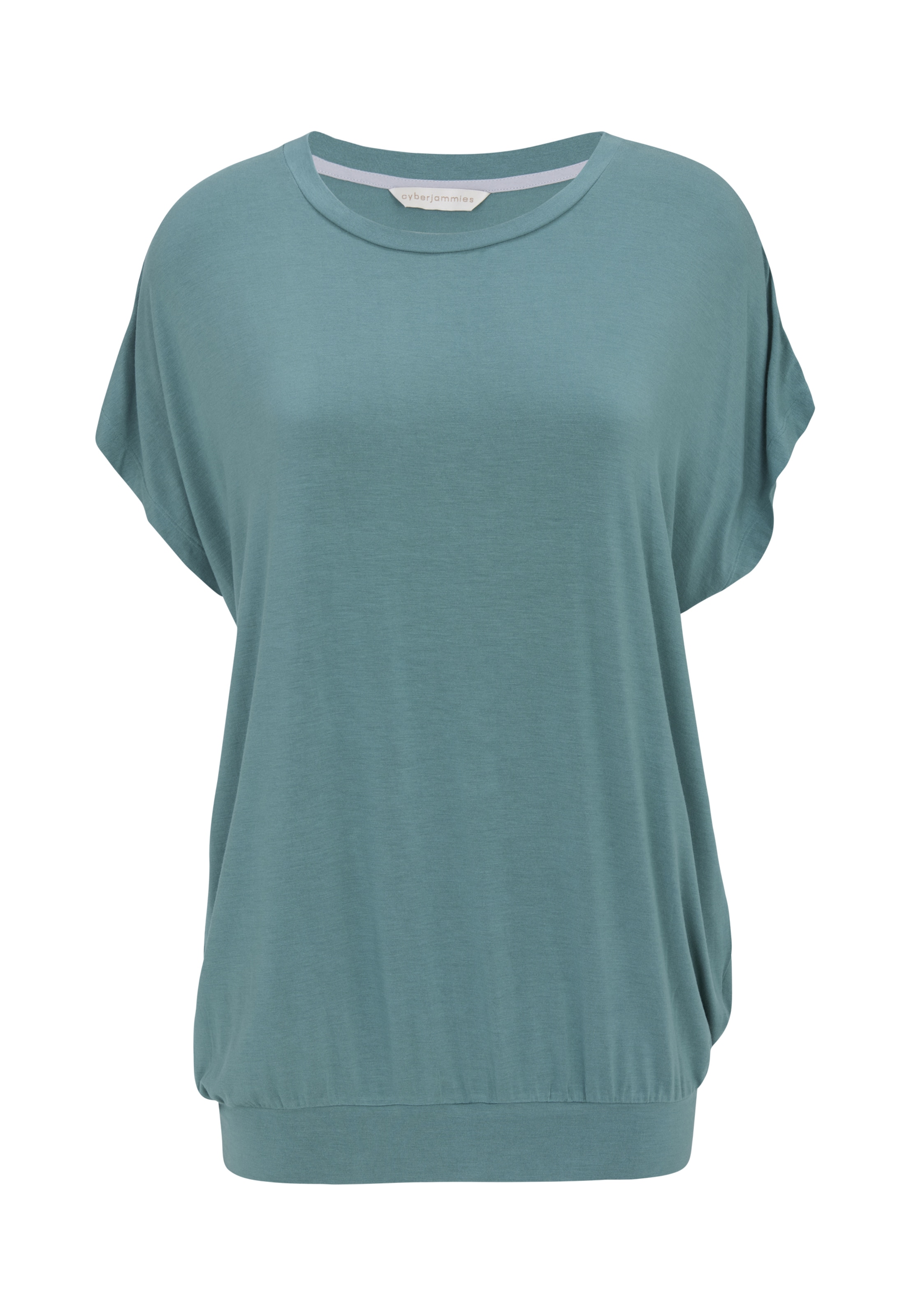 Cyberjammies Slaapshirt 'Kallie' in Groen: voorkant