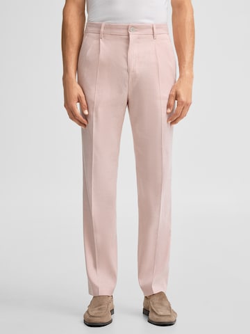 Regular Pantalon à plis 'Tomeo' STRELLSON en rose : devant