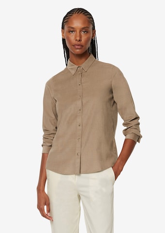 Marc O'Polo Blouse in Brown: front