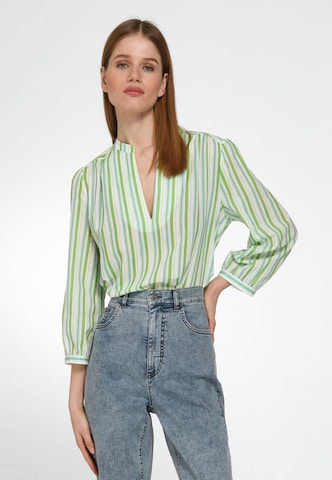 WALL London Blouse in Green: front