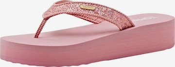 ESPRIT T-Bar Sandals in Pink: front