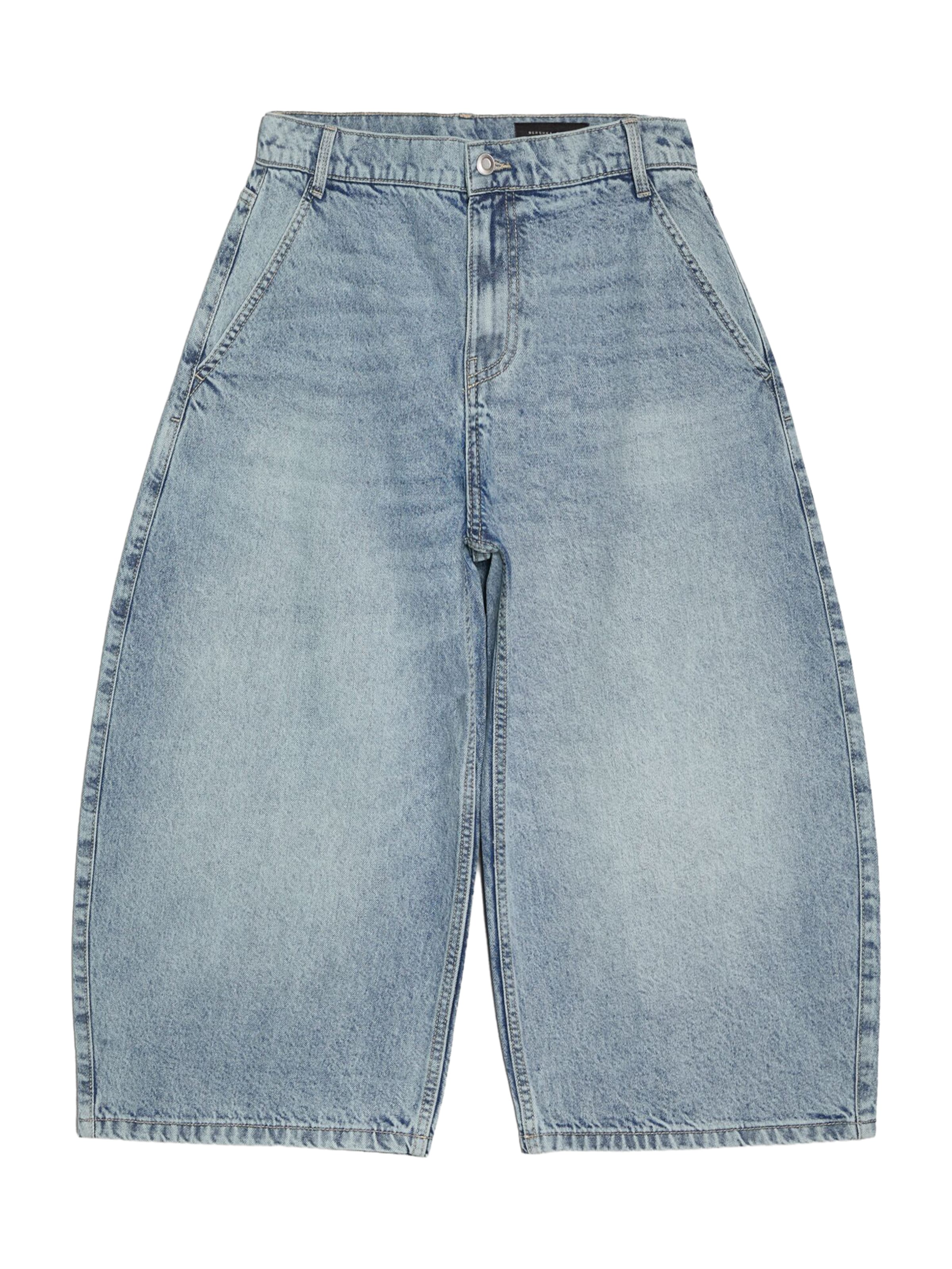 Bershka Baggy Jeans i blå: framsida