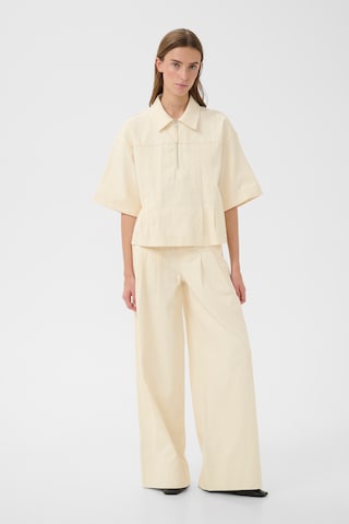 KAREN BY SIMONSEN Wide leg Jeans 'KBEleanor' in Beige