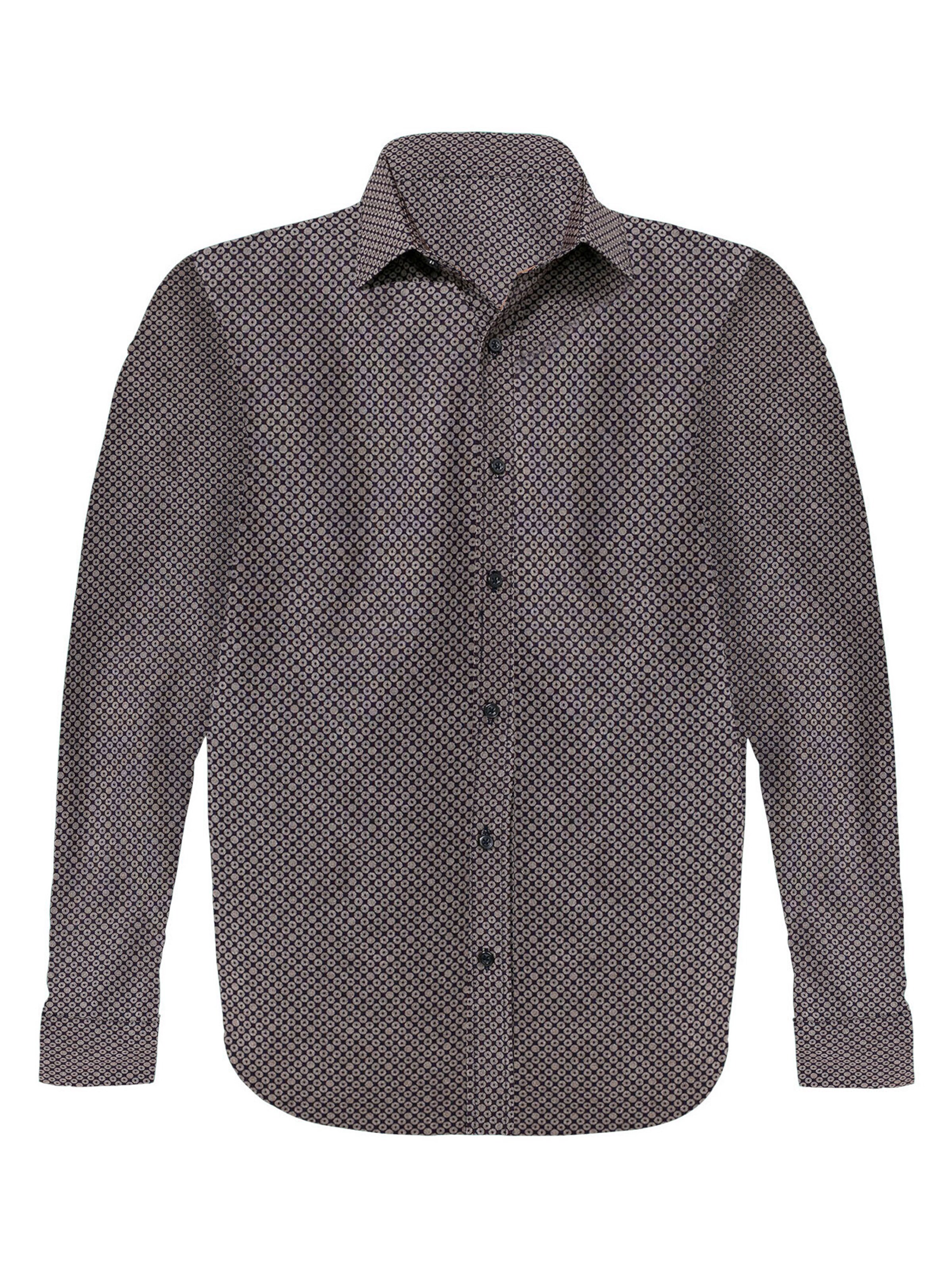 Daniel Hills Средняя посадка Рубашка в Коричневый: спереди