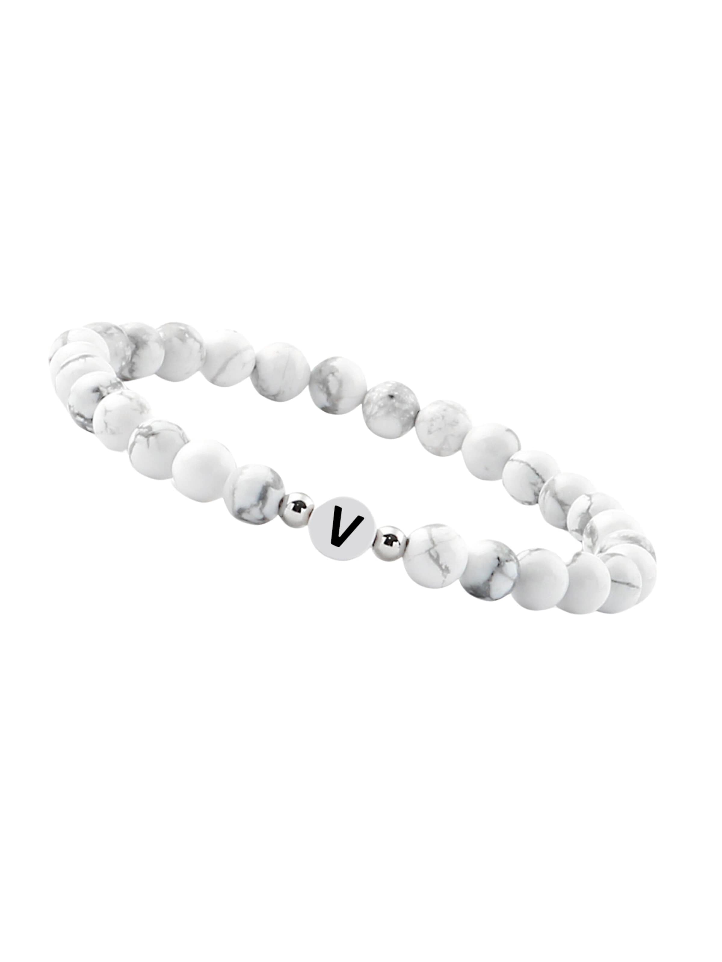 Bracelet GOOD.designs en blanc : devant