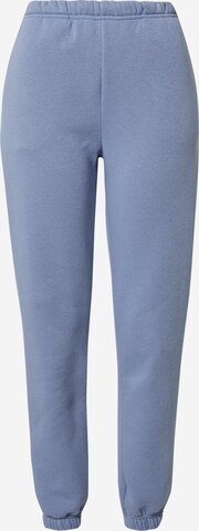 Gina Tricot Tapered Trousers in Blue: front