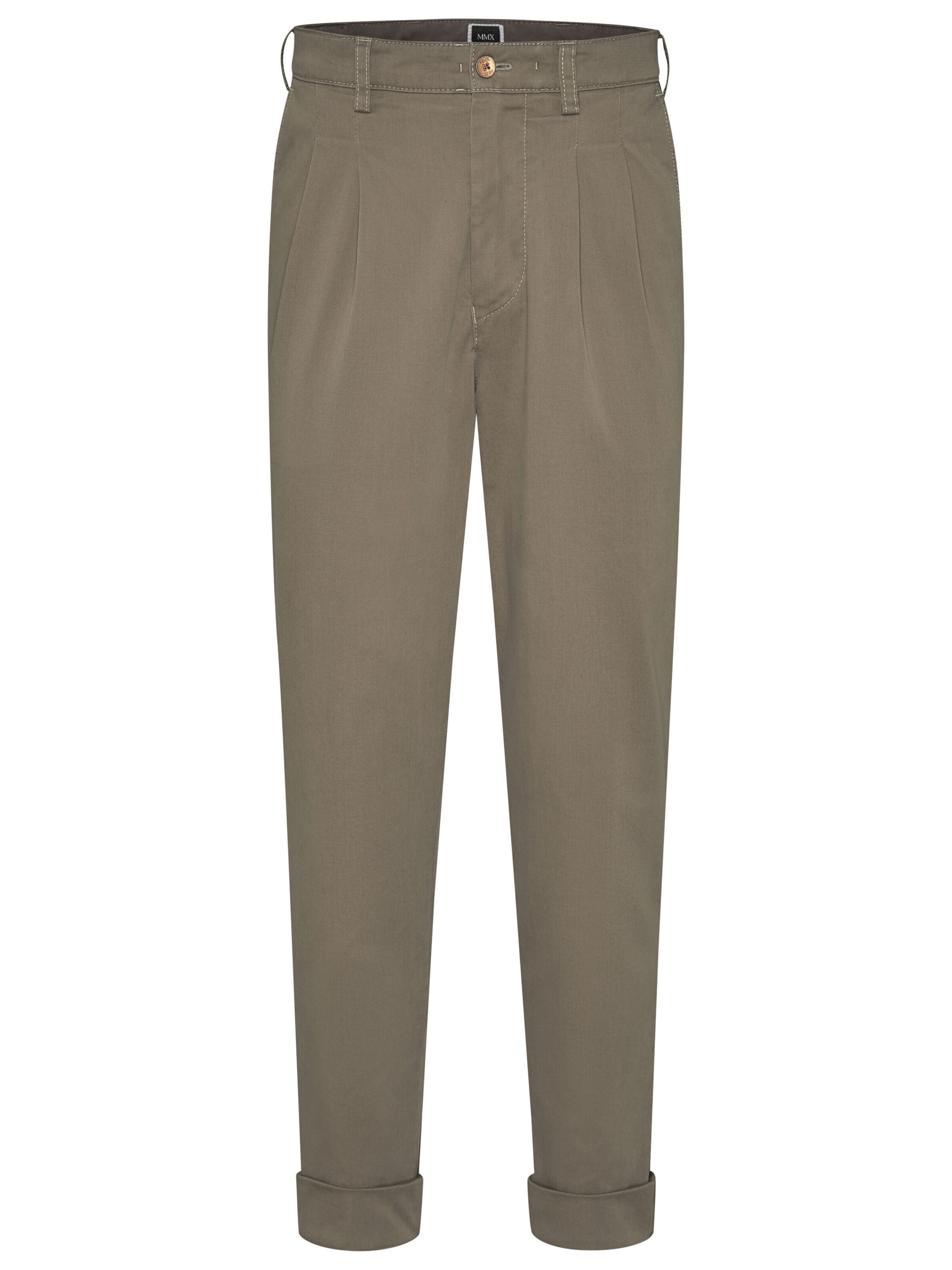 MMX Germany Tapered Chino in Bruin: voorkant