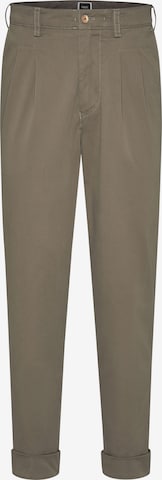 Effilé Pantalon chino MMXGERMANY en marron : devant