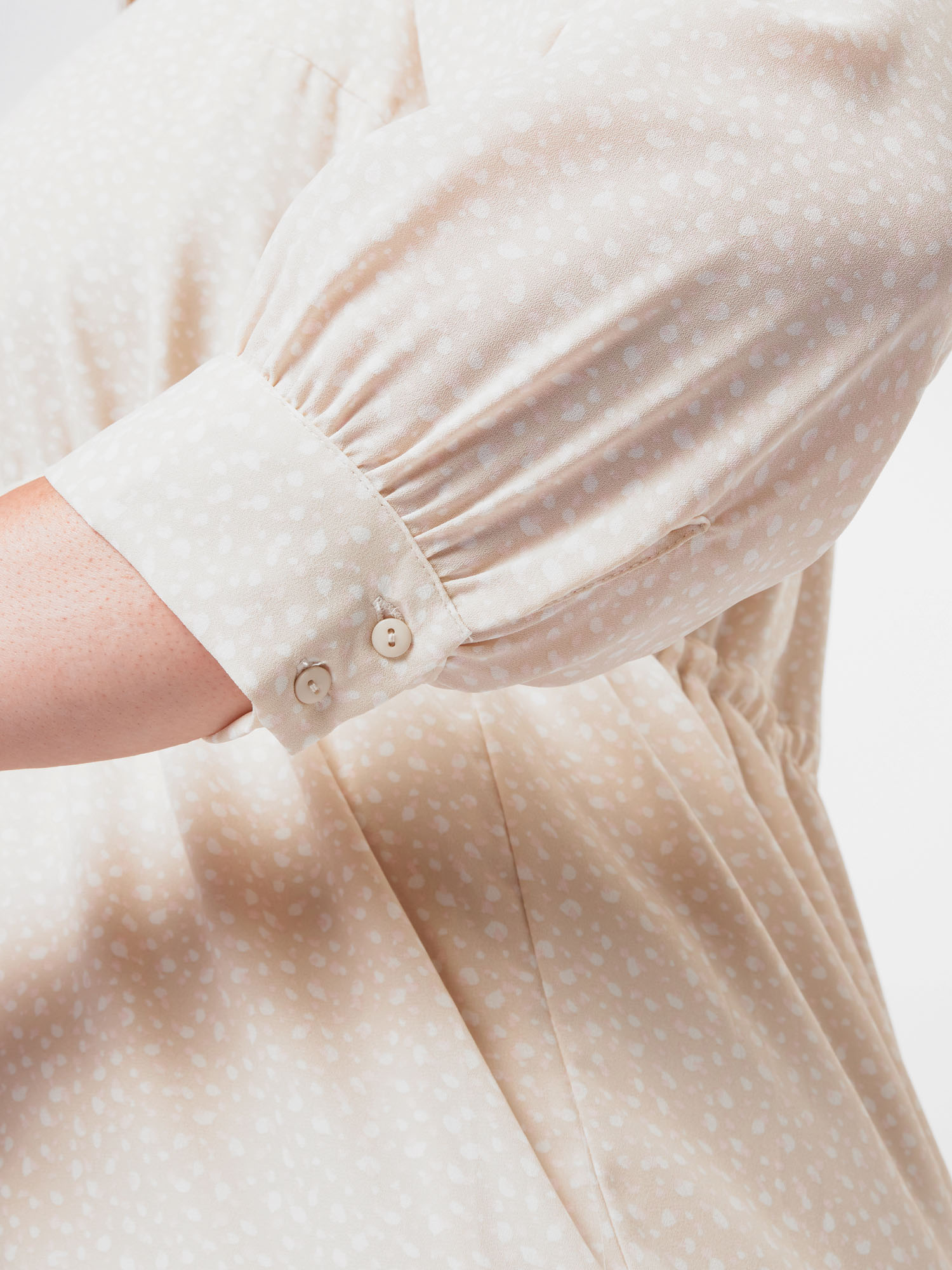 Selected Femme Curve Kleid Kamina in Creme Selected Femme Curve Kleid Kamina in Creme