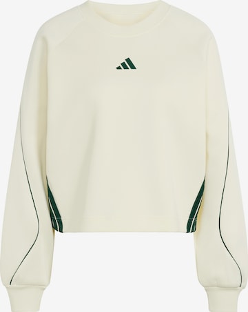 ADIDAS SPORTSWEAR Спортивный свитшот 'STADIUM' в Бежевый: спереди