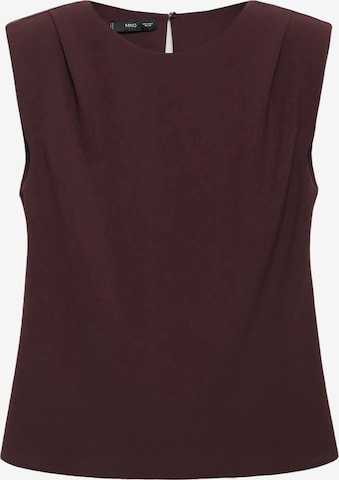 MANGO Bluse 'STEREO' in Braun: Vorderseite