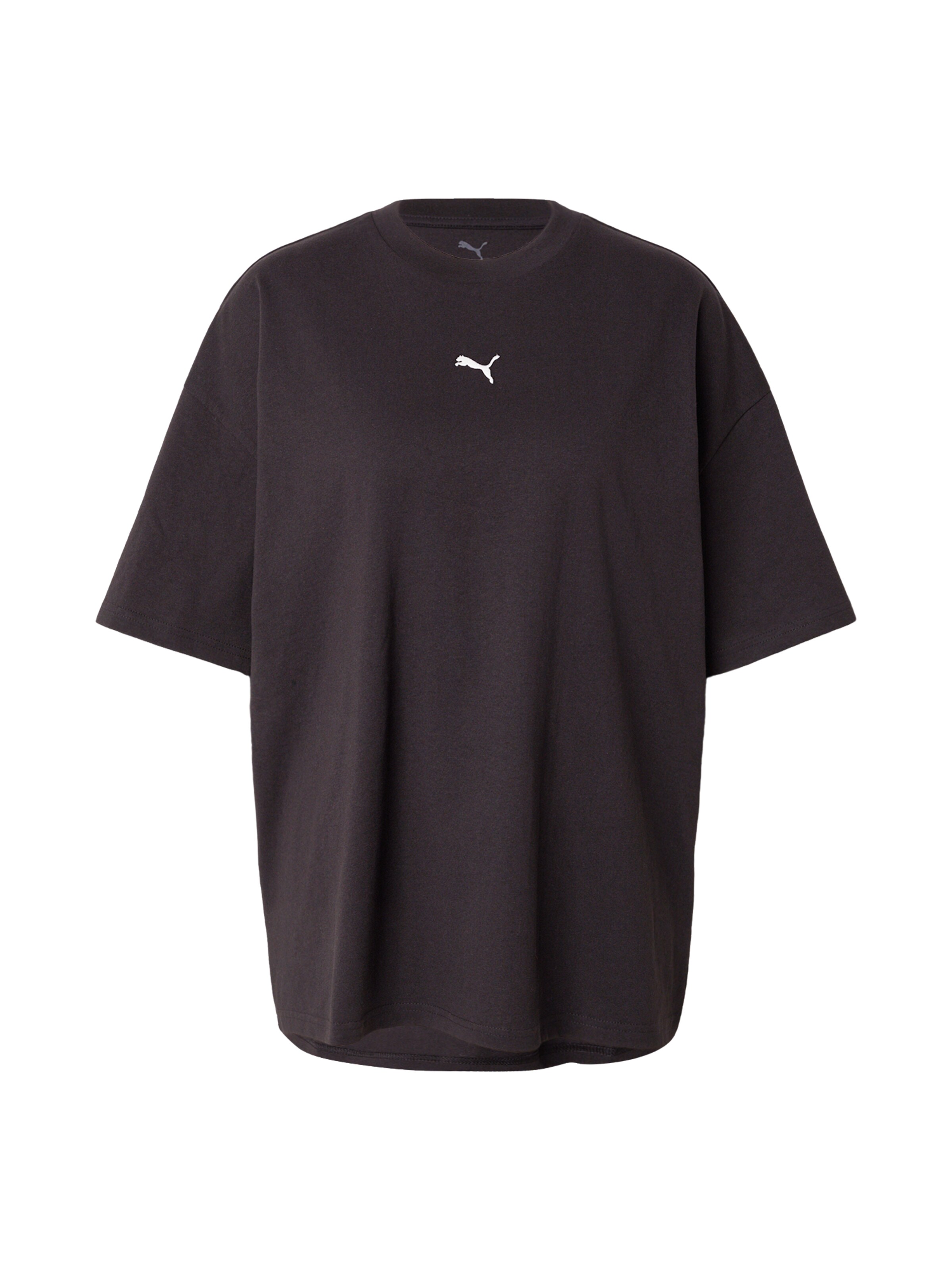 PUMA Široka majica 'Essentials' | črna barva: sprednja stran