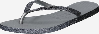 Flip-flops HAVAIANAS pe gri argintiu, Vizualizare produs
