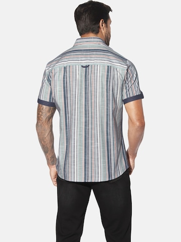 Jan Vanderstorm Comfort Fit Hemd ' Norstad ' in Grün