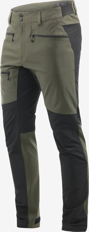 Haglöfs Slimfit Outdoorhose 'Rugged Flex' in Grün