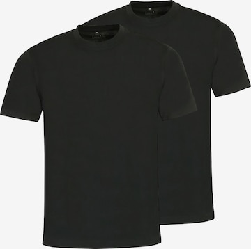 T-Shirt HAJO en noir : devant