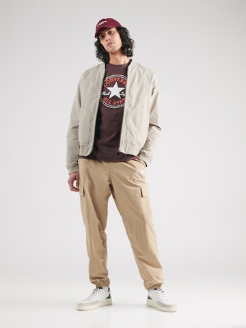 CONVERSE T-Shirt 'CHUCK' in Braun