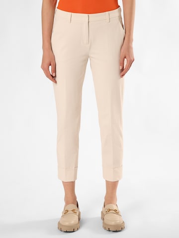 Cambio Regular Pants in Beige: front