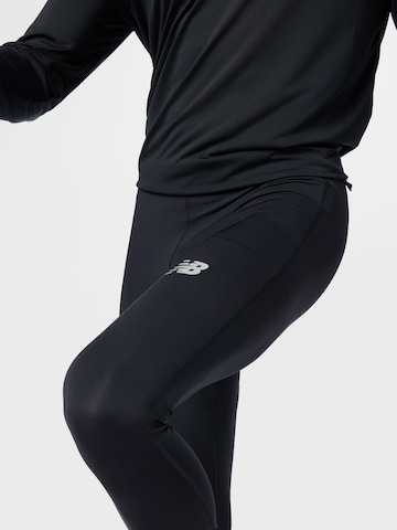 new balance Skinny Sports trousers in Black