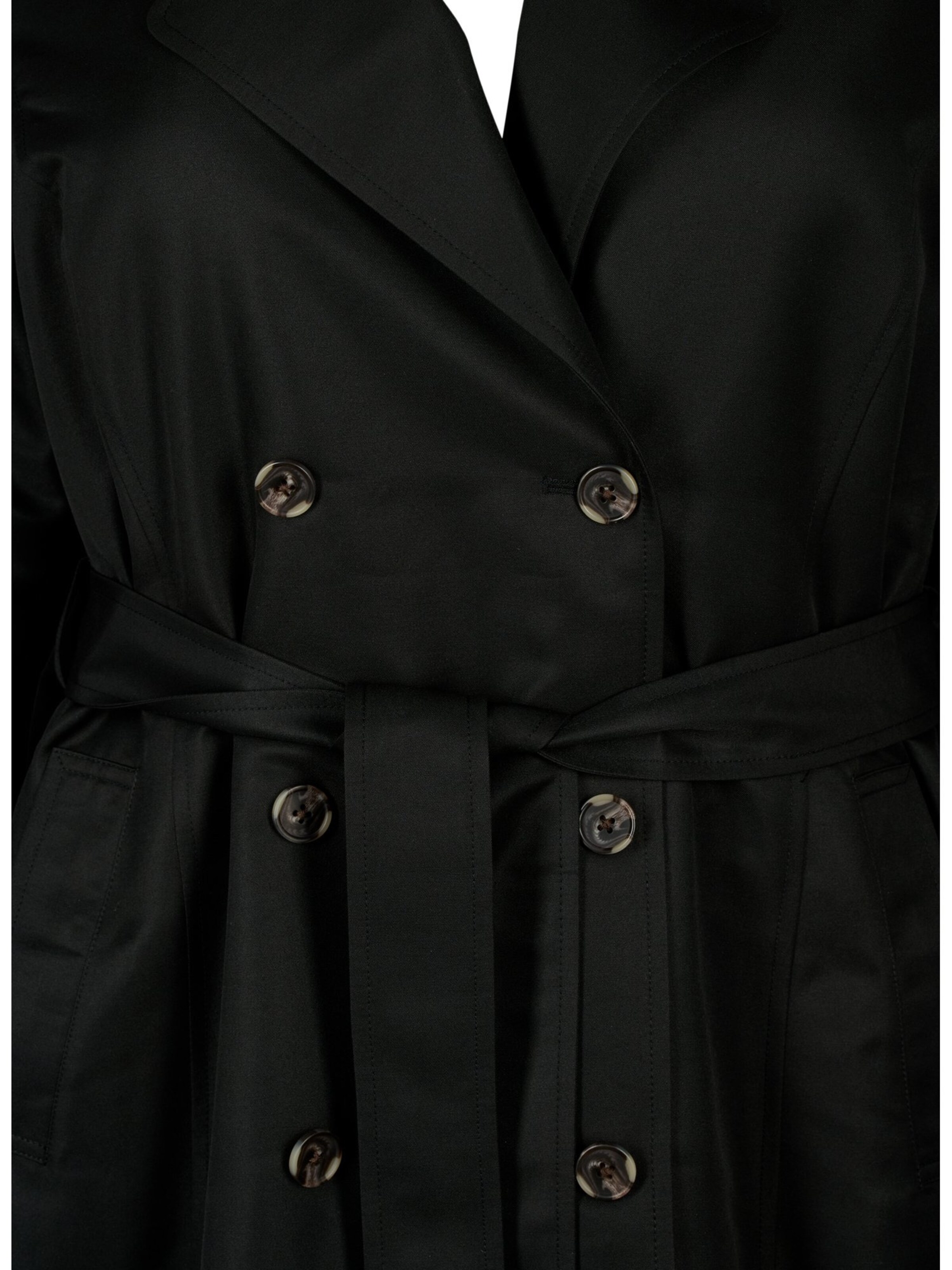 Cappotto di mezza stagione 'Caselin' di Zizzi in nero