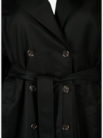 Manteau mi-saison 'Caselin' Zizzi en noir