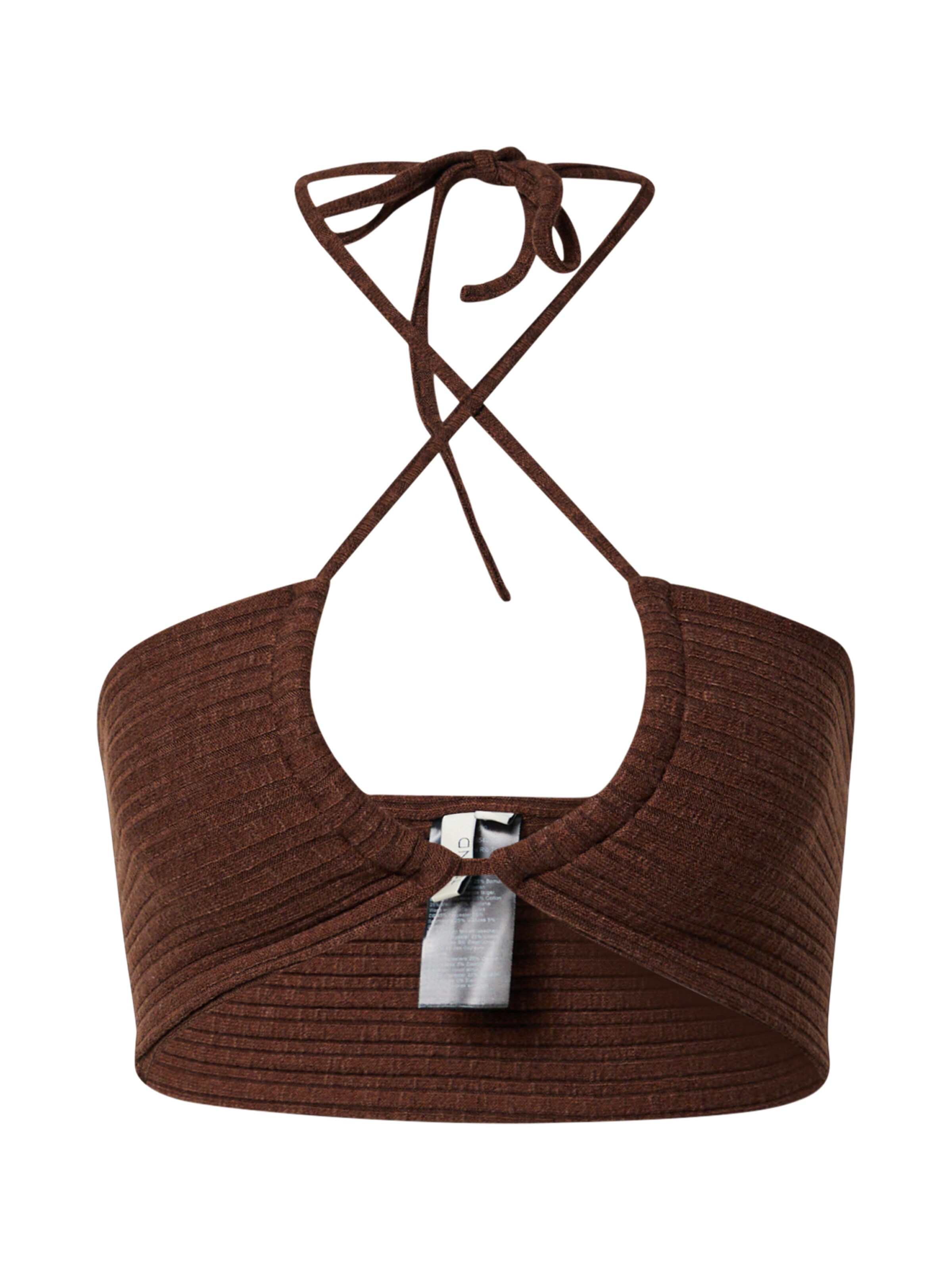 Haut NLY by Nelly en marron : devant