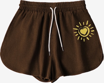 GORHEY Loosefit Hose in Braun: Vorderseite