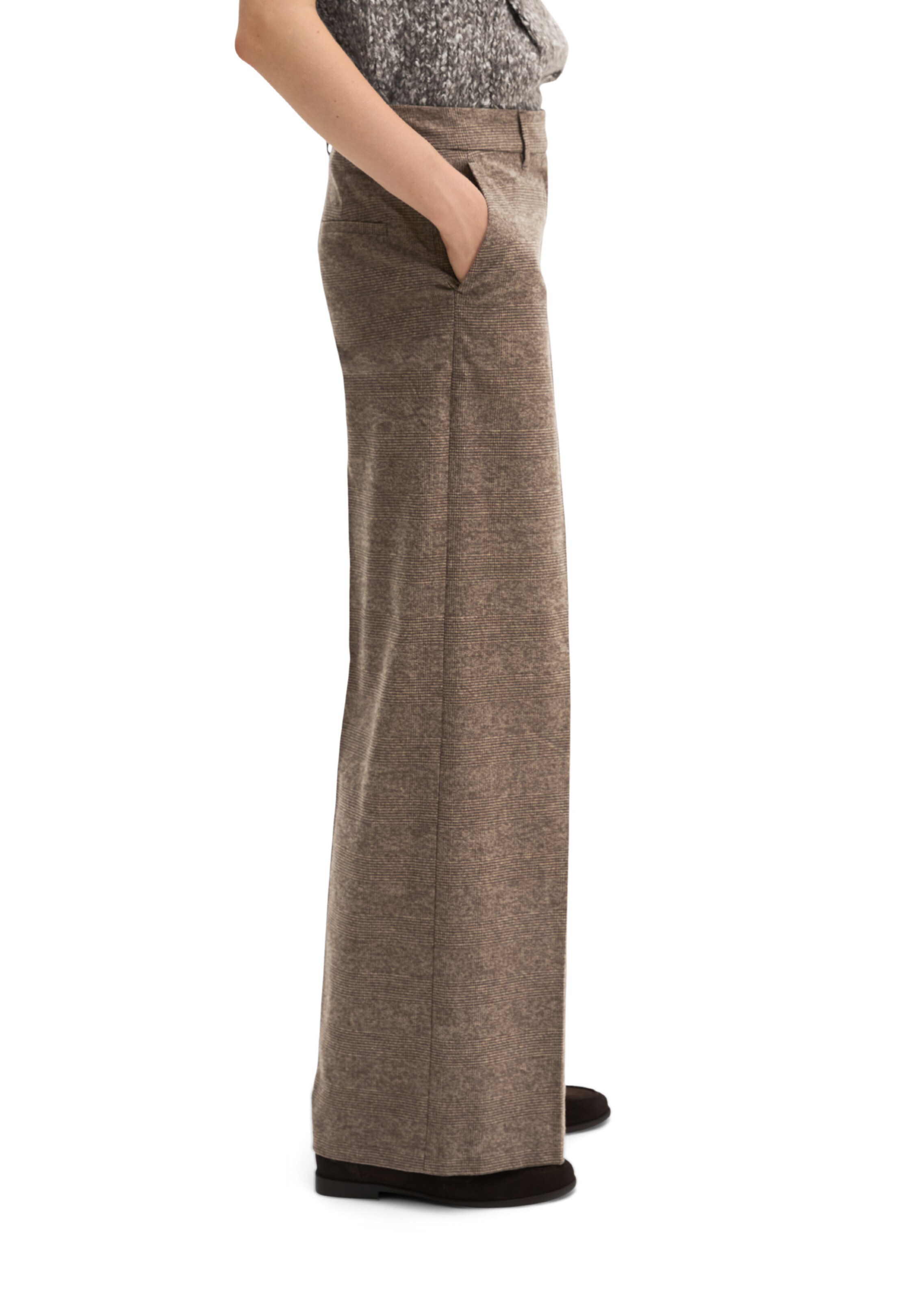 Marc O'Polo Loose fit Trousers in Brown
